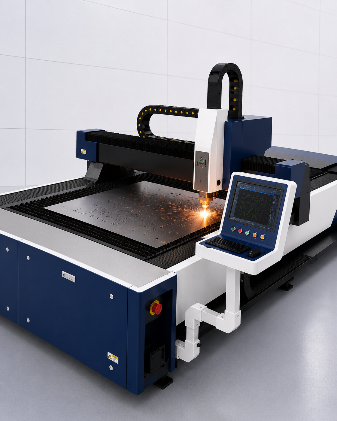 Sheet metal laser cutting about
